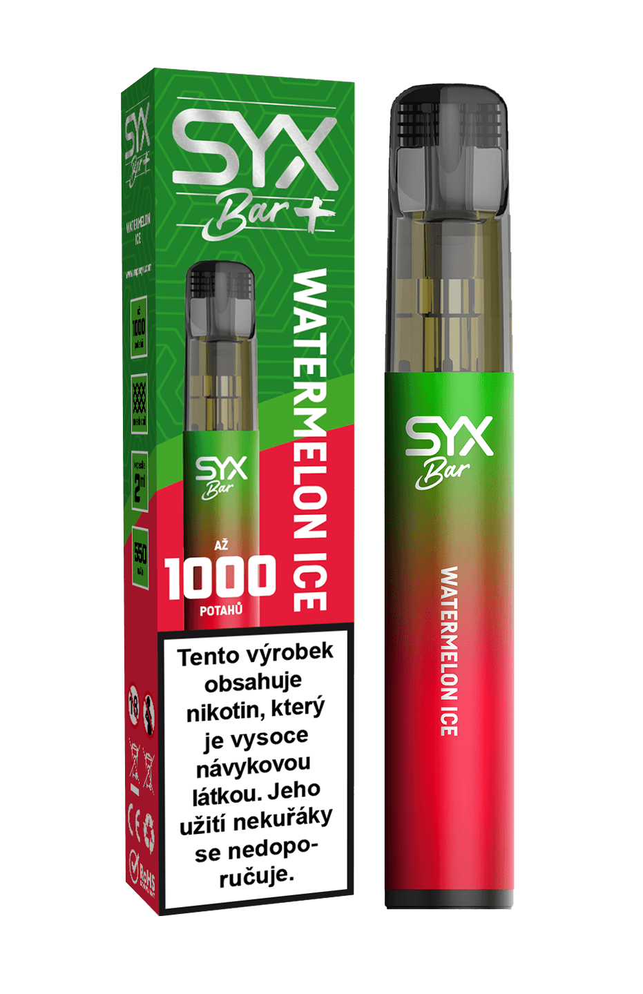 SYX BAR 1000 — Watermelon Ice, 16,5 mg/ml