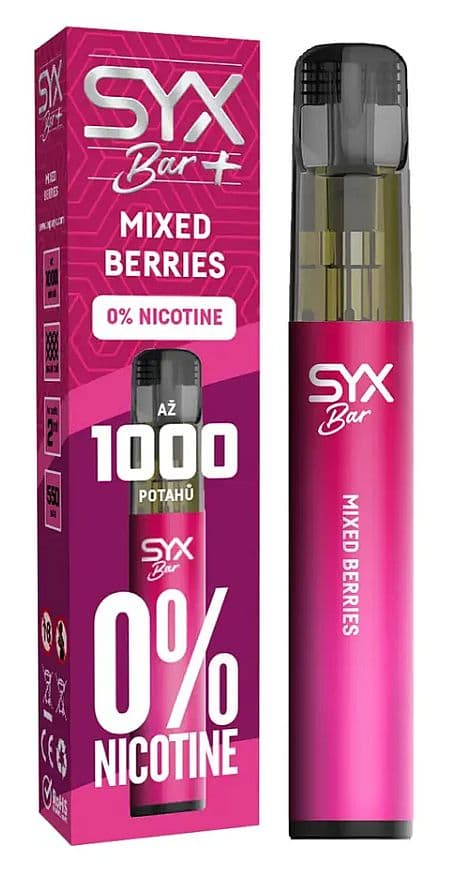 SYX BAR 1000 ZERO — Mixed Berries 0 mg/ml
