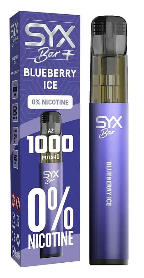 SYX BAR 1000 ZERO — Blueberry 0 mg/ml