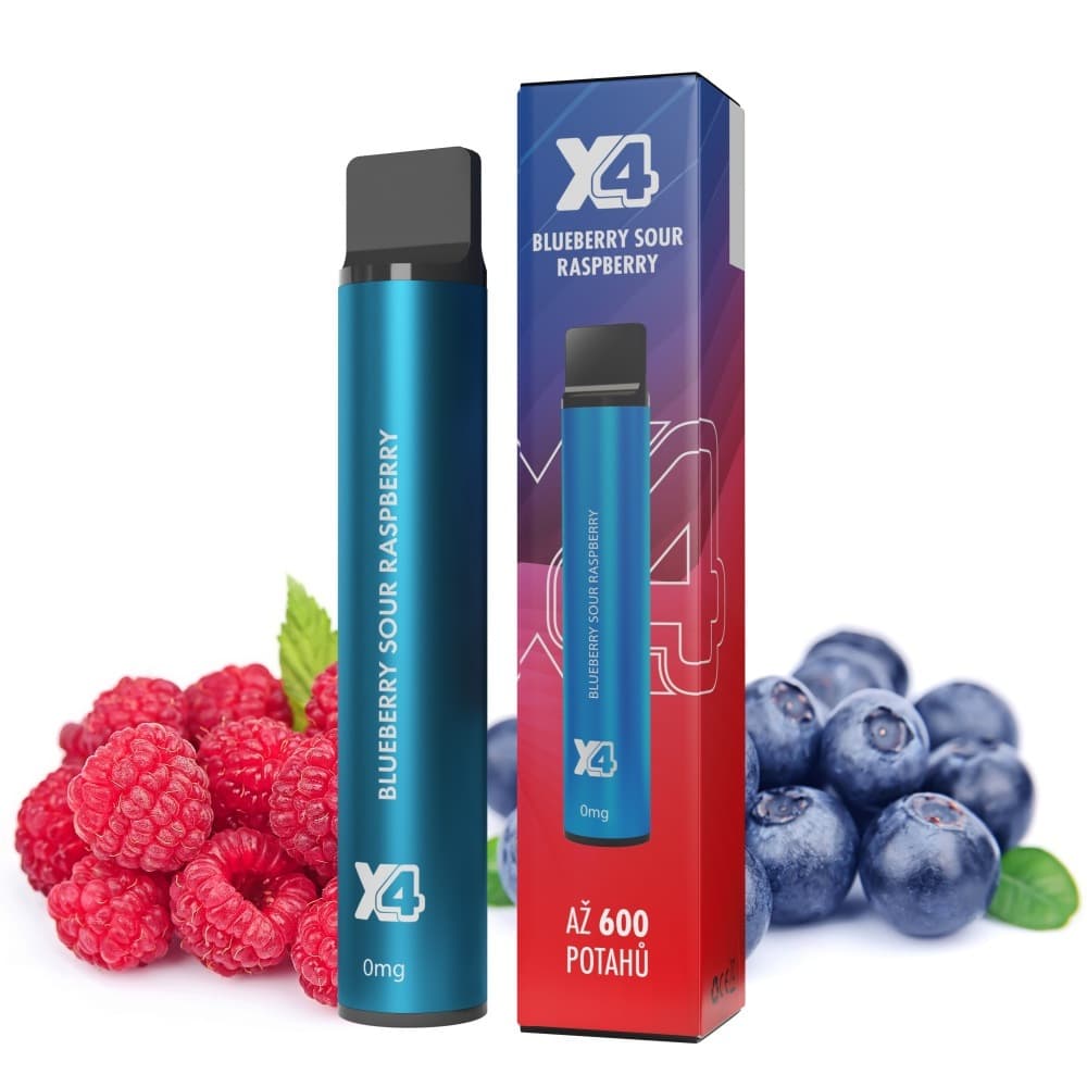 X4 Bar — Blueberry Sour Raspberry 0 mg/ml