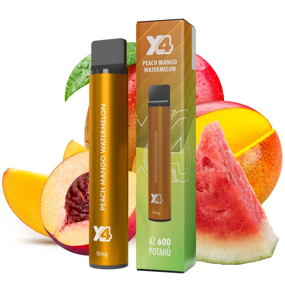 X4 Bar — Peach Mango Watermelon 0 mg/ml