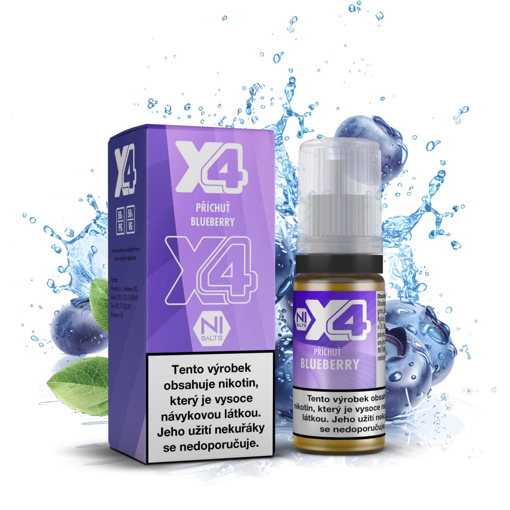 X4 Bar Juice — Blueberry 10 mg/ml