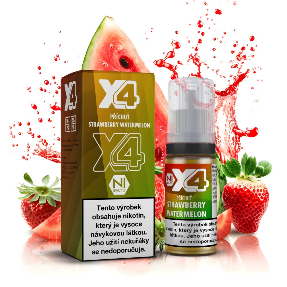 X4 Bar Juice — Strawberry Watermelon 10 mg/ml