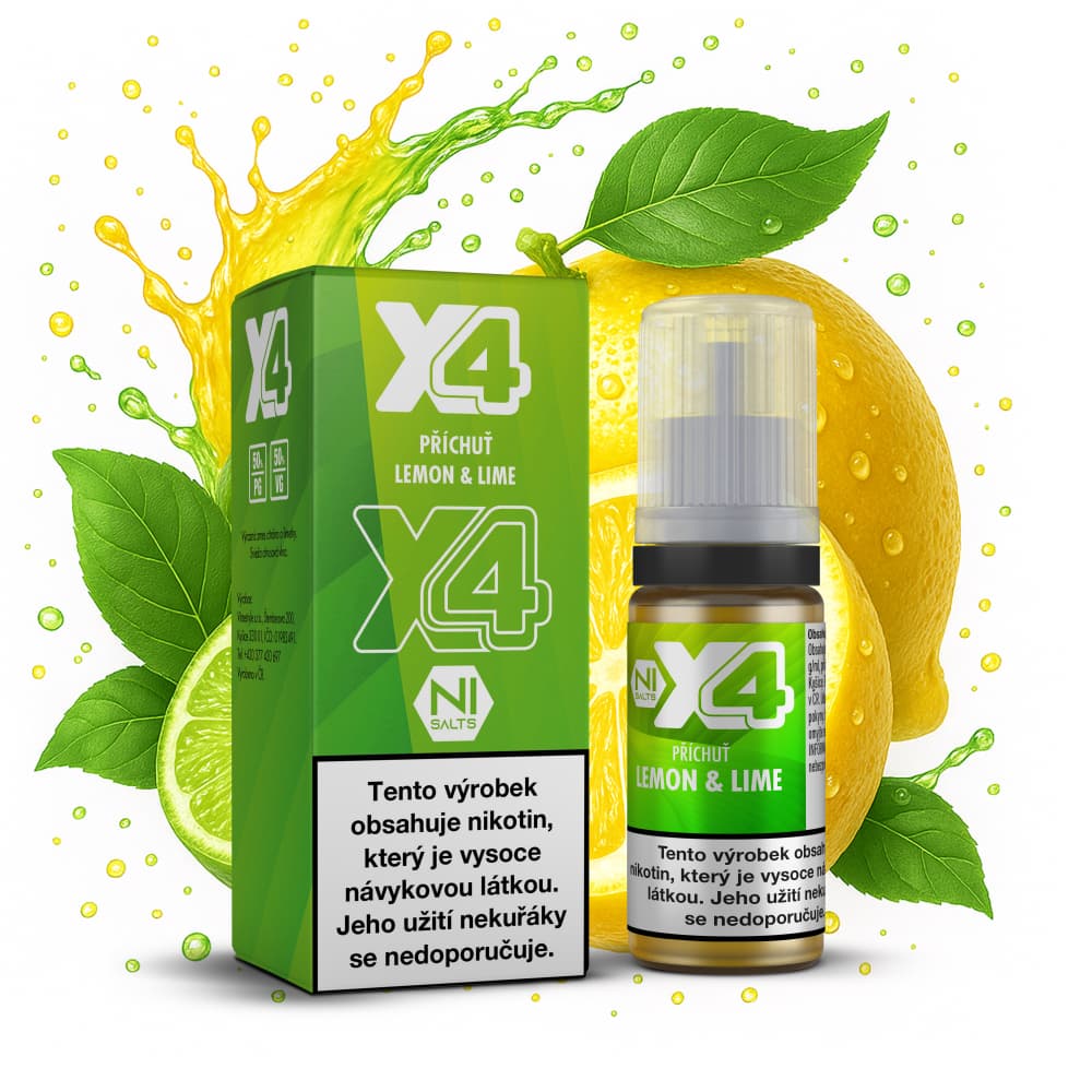 X4 Bar Juice — Lemon and Lime 10 mg/ml