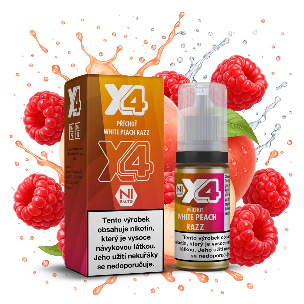 X4 Bar Juice — White Peach Razz 10 mg/ml