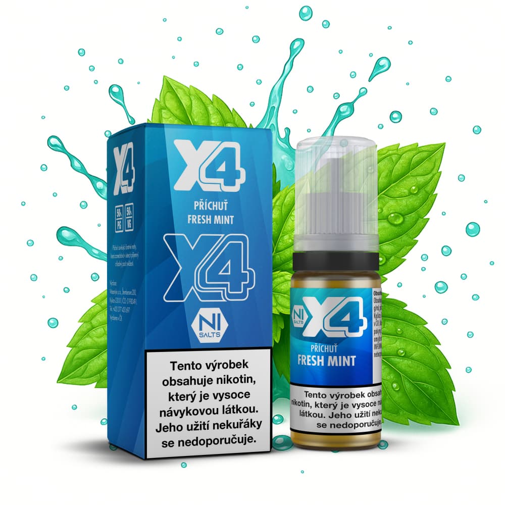 X4 Bar Juice — Fresh Mint 10 mg/ml