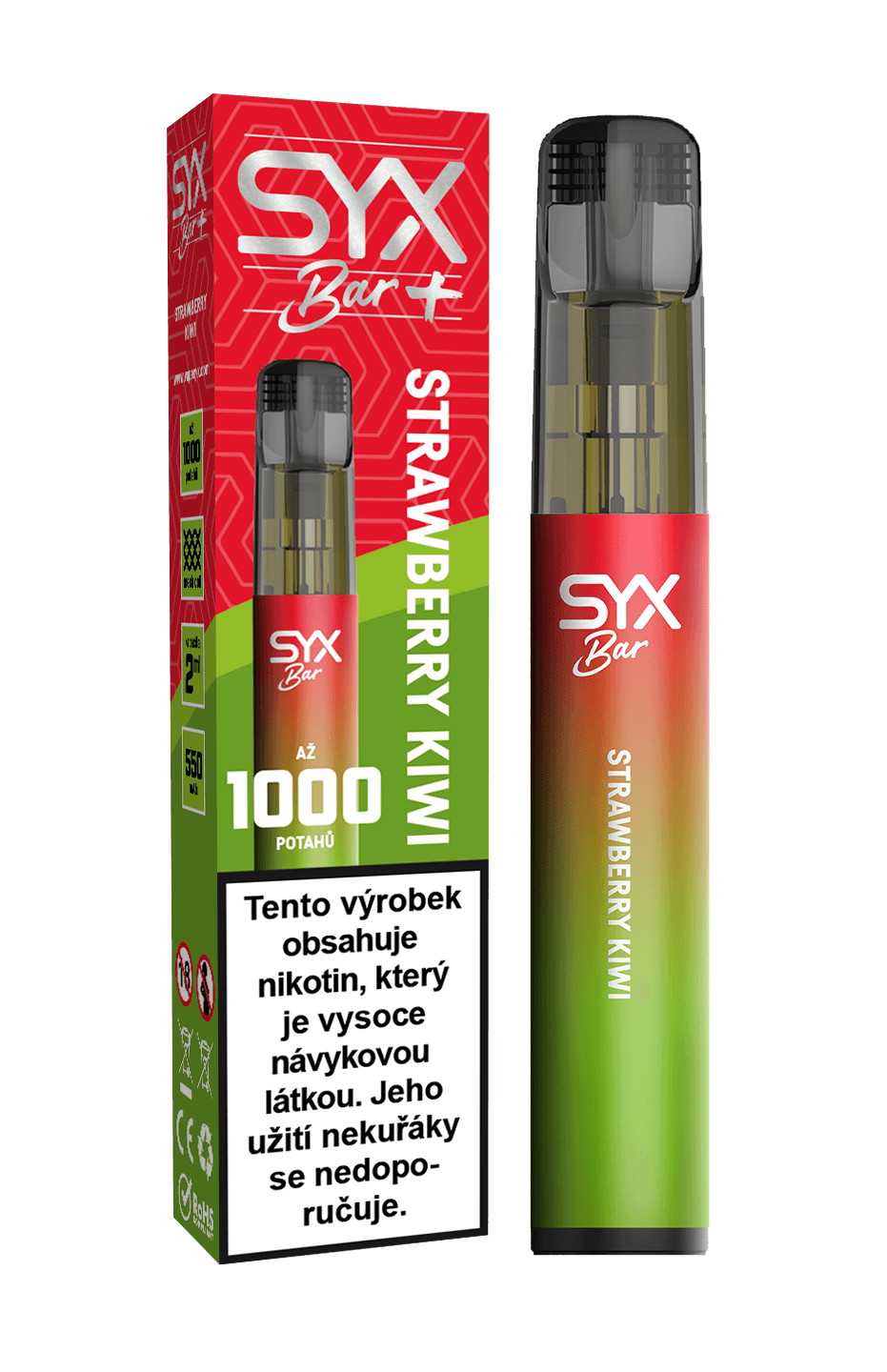 SYX BAR 1000 — Strawberry Kiwi, 16,5 mg/ml