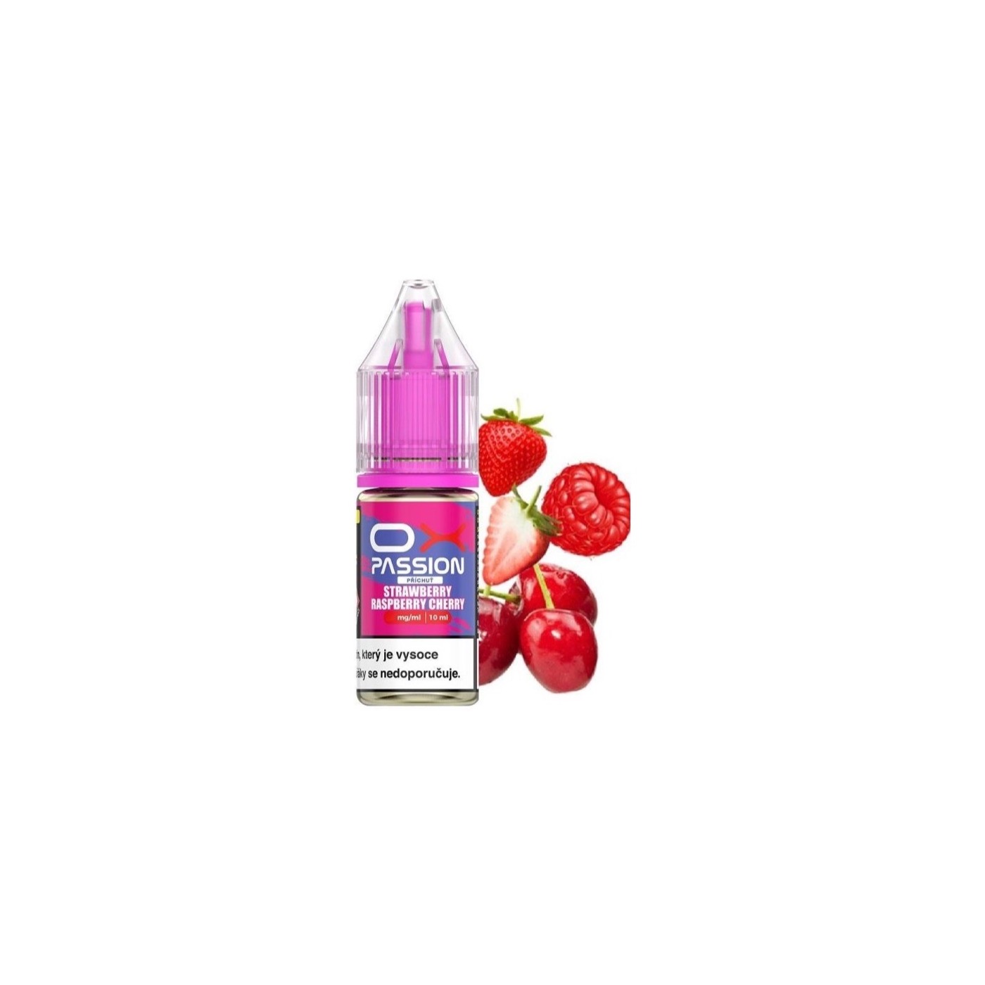 OXVA OX Passion Salts - Strawberry Raspberry Cherry 10mg