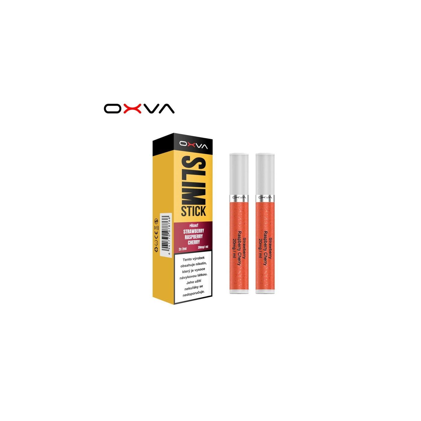 OXVA SLIMSTICK Pod Strawberry Raspberry Cherry 20mg 2 ks