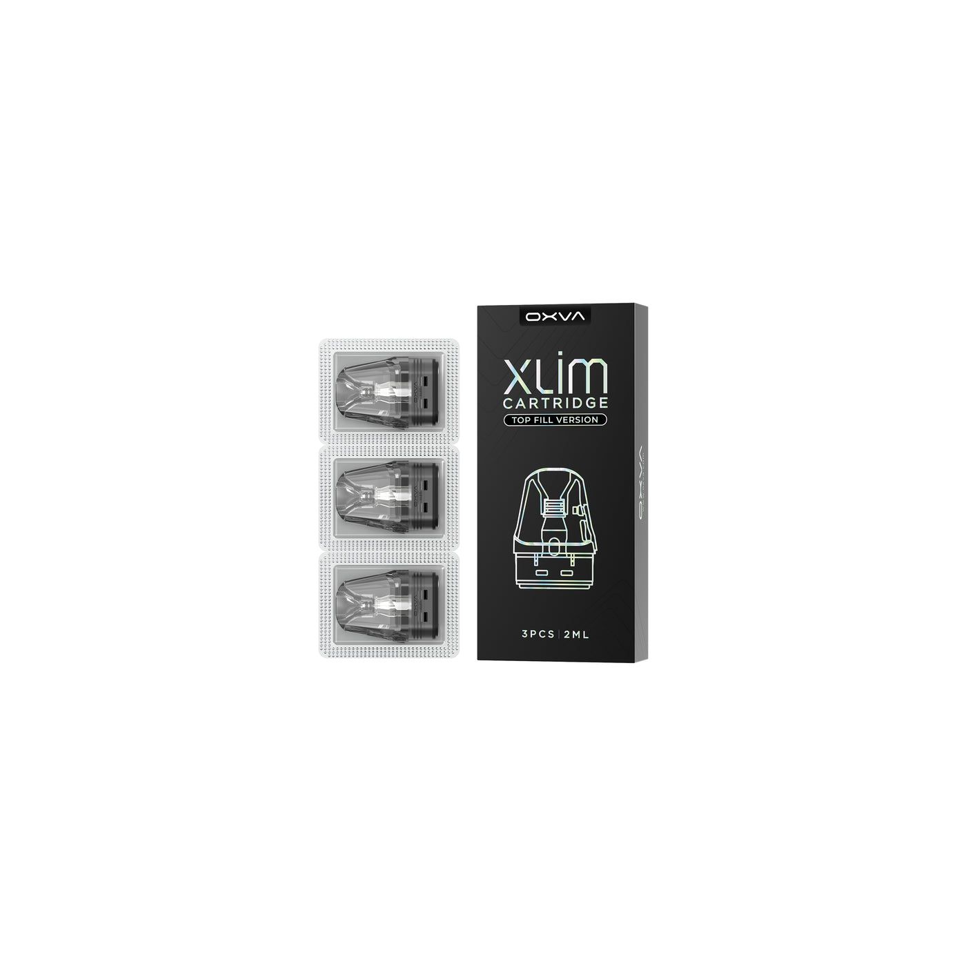 OXVA Xlim V3 CL Cartridge Top Fill 0,8 Ω 3 ks