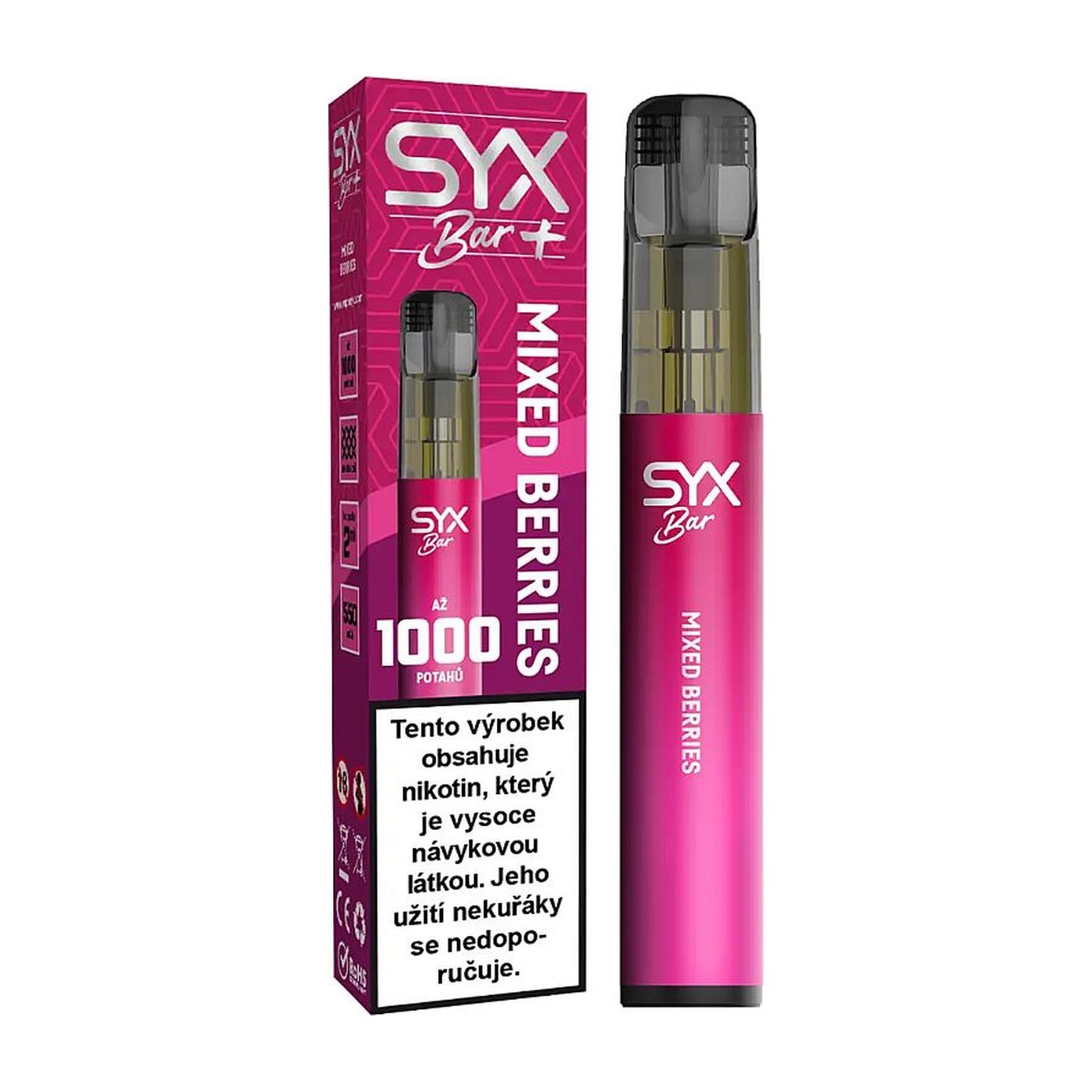 SYX BAR 1000 Mixed Berries 16,5mg