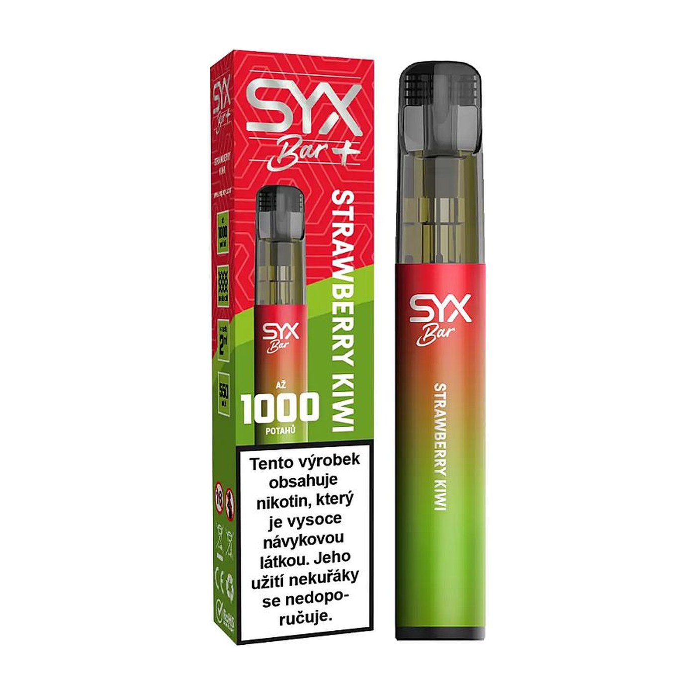 SYX BAR 1000 Strawberry Kiwi 16,5mg