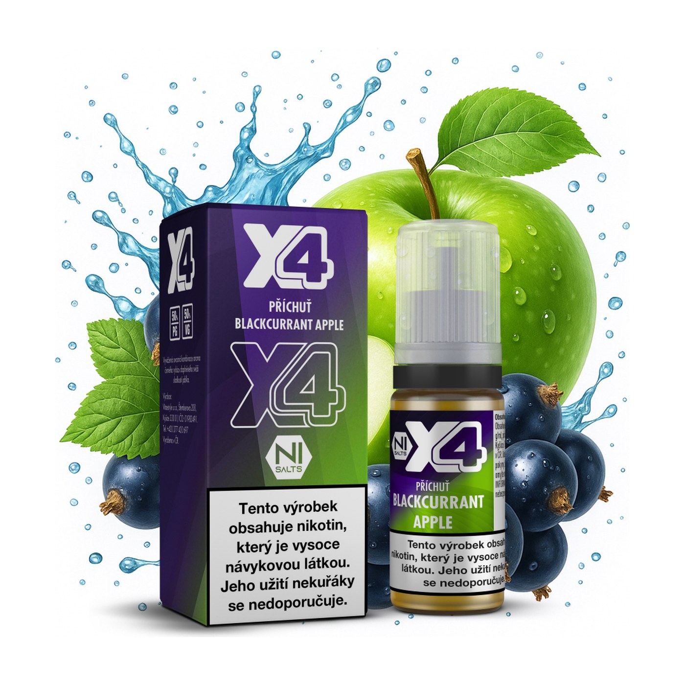 X4 Bar Juice - Blackcurrant Apple 20mg