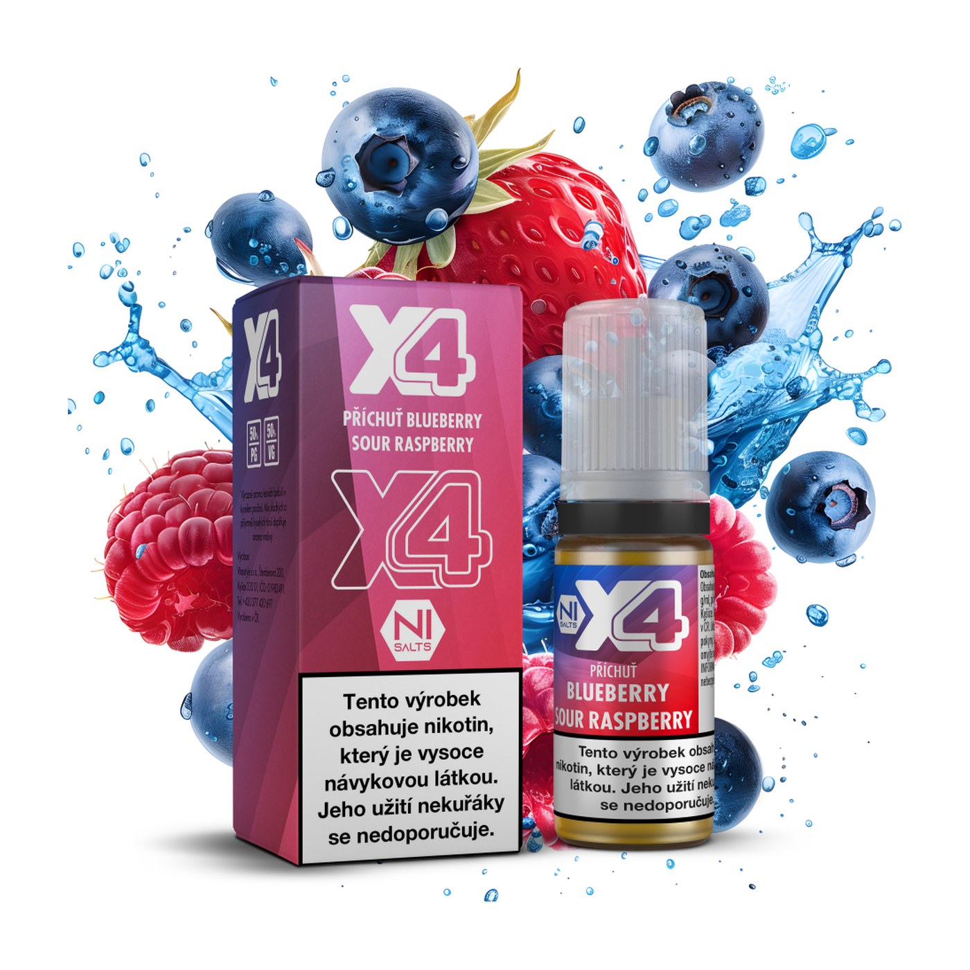 X4 Bar Juice - Blue Sour Raspberry 10mg