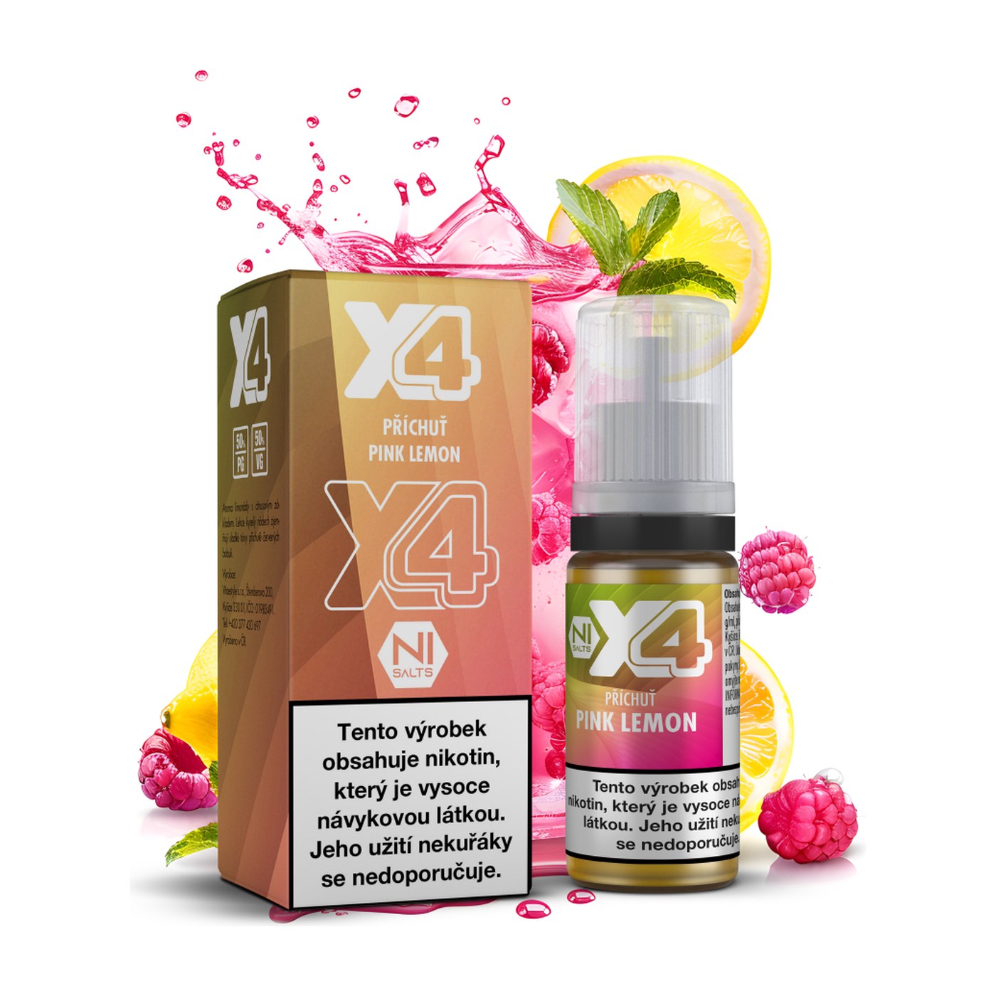 X4 Bar Juice - Pink Lemon 10mg