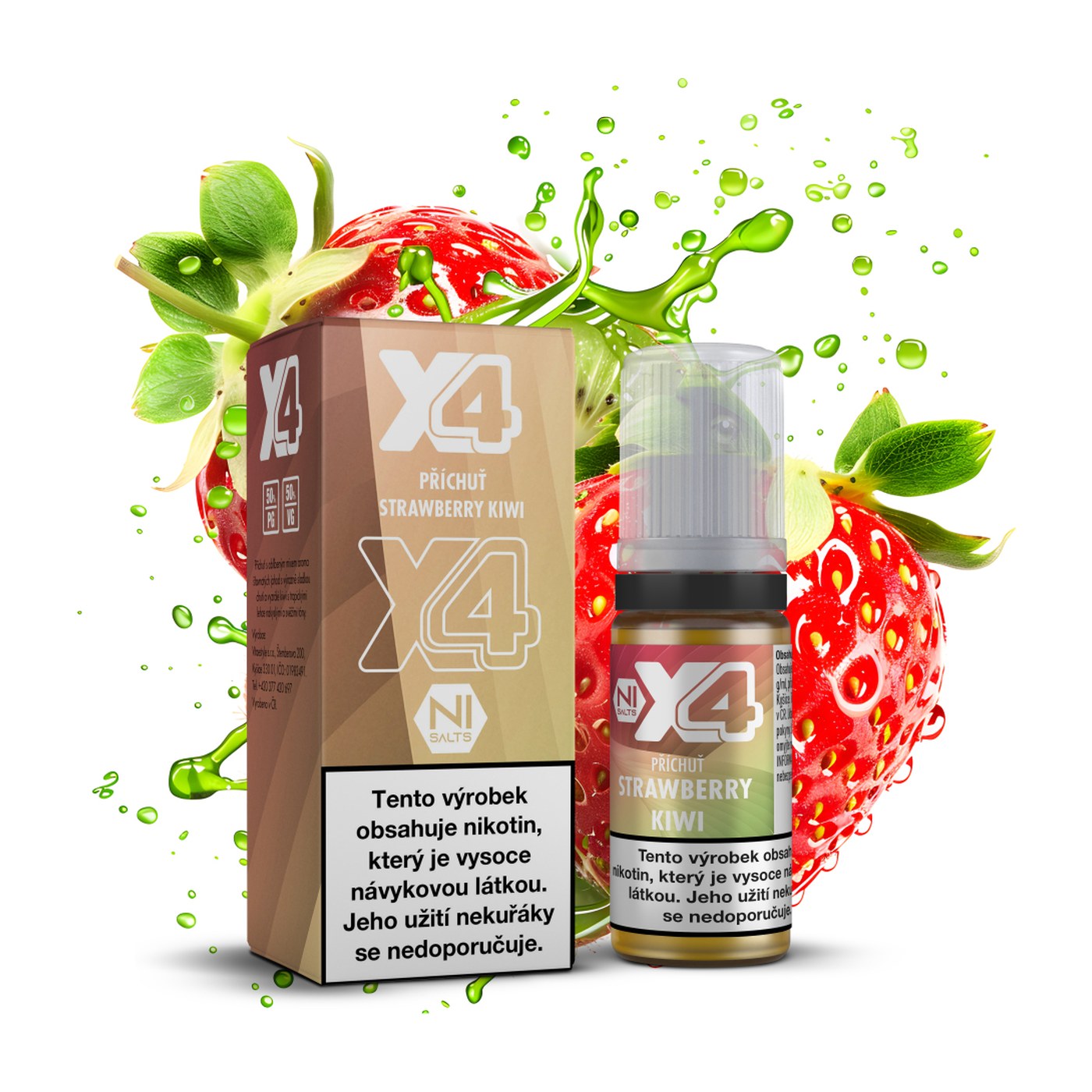 X4 Bar Juice - Strawberry Kiwi 10mg