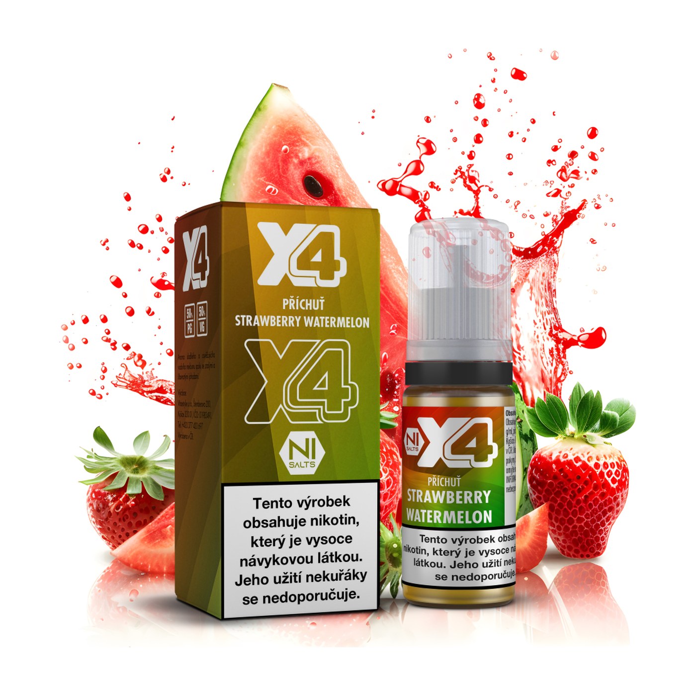 X4 Bar Juice - Strawberry Watermelon 20mg