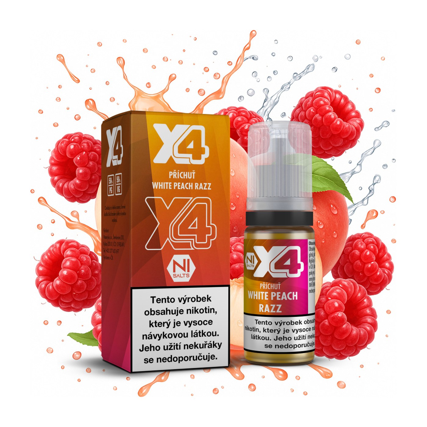 X4 Bar Juice - White Peach Razz 10mg